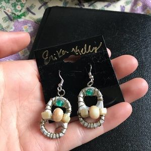Upcycled Bottle top earrings reduce reuse recycle